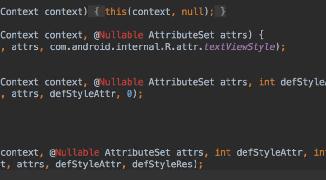 Layout inflater pitfall.